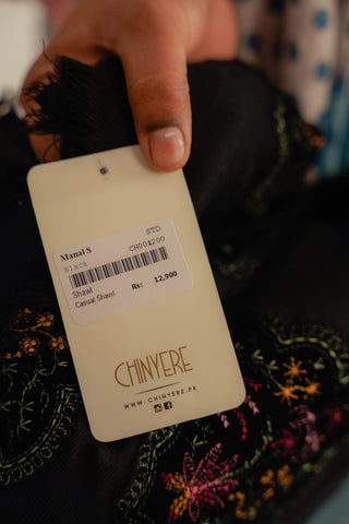 Shawls Semi Pashmina Embroidered Suit (CH0042)