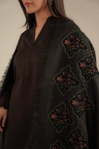 Shawls Semi Pashmina Embroidered Suit (CH0042)
