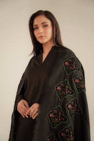 Shawls Semi Pashmina Embroidered Suit (CH0042)