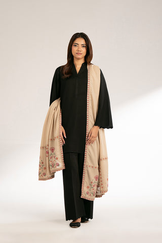 1 Piece Lawn Karandi Embroidered Shawls (CH0043)