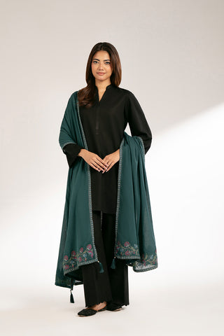 1 Piece Lawn Karandi Embroidered Shawls (CH0044)