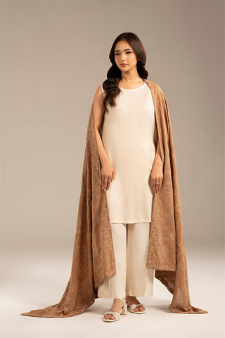 1 Piece Lawn Karandi Embroidered Shawls (CH0045)