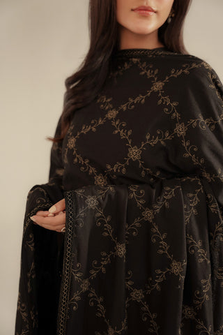 1 Piece Lawn Karandi Embroidered Shawls (CH0048)