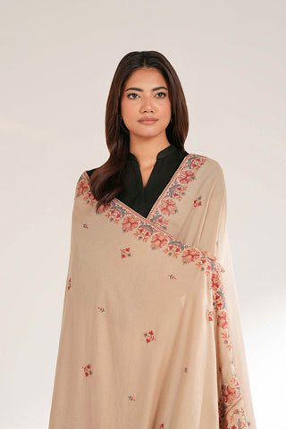 1 Piece Lawn Karandi Embroidered Shawl (CH0050)