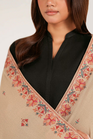 1 Piece Lawn Karandi Embroidered Shawl (CH0050)