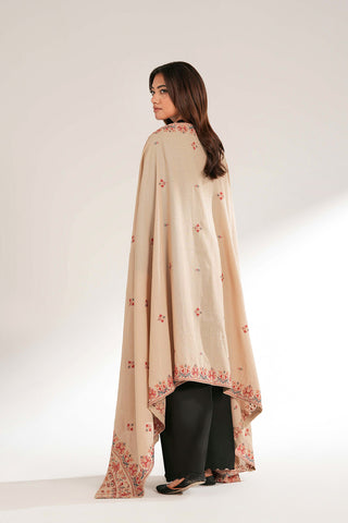 1 Piece Lawn Karandi Embroidered Shawl (CH0050)