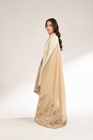 1 Piece Lawn Karandi Embroidered Shawls (CH0052)