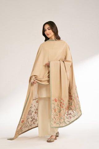 1 Piece Lawn Karandi Embroidered Shawls (CH0052)