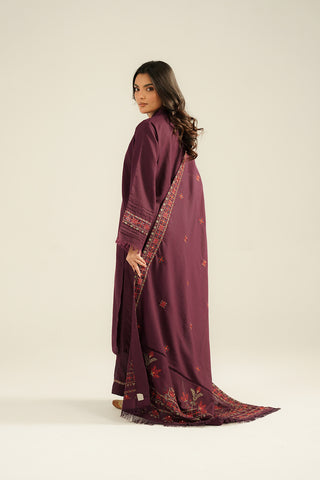 1 Piece Lawn Karandi Embroidered Shawls (CH0053)