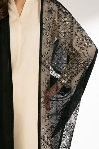 1 Piece Lawn Karandi Embroidered Suit (CH0055)