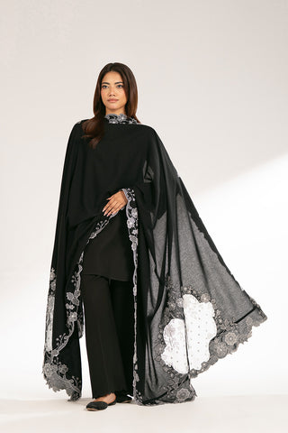 1 Piece Lawn Karandi Embroidered Suit (CH0056)