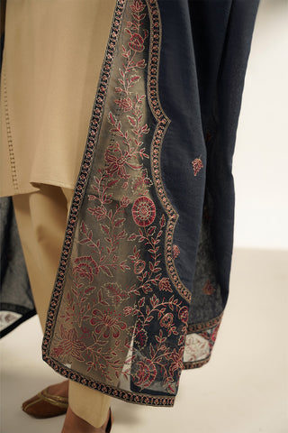 1 Piece Lawn Karandi Embroidered Suit (CH0057)