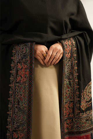 1 Piece Cotton Karandi Embroidered Shawls (CH0058)