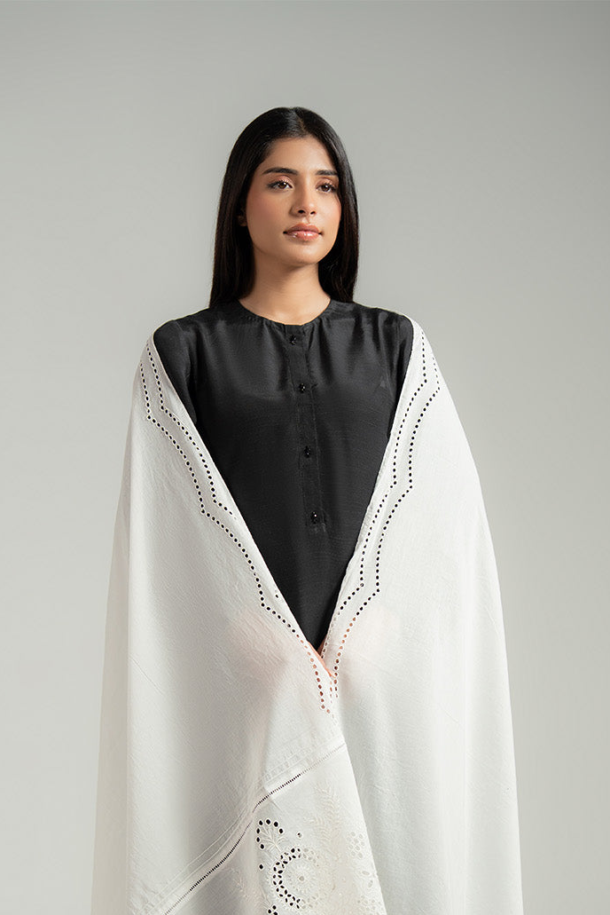 1 Piece Lawn Embroidered Shawl (CH0071)