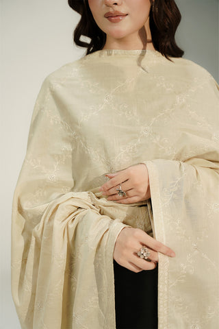 1 Piece Lawn Embroidered Shawl (CH0090)