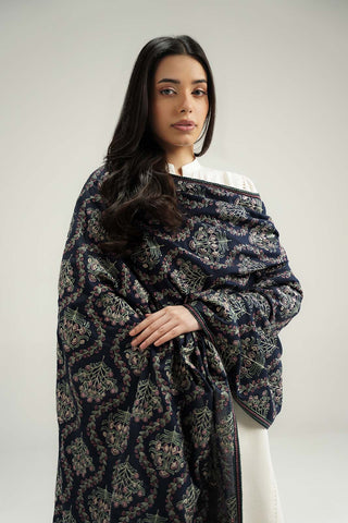1 Piece Lawn Karandi Embroidered Shawl (CH0093)