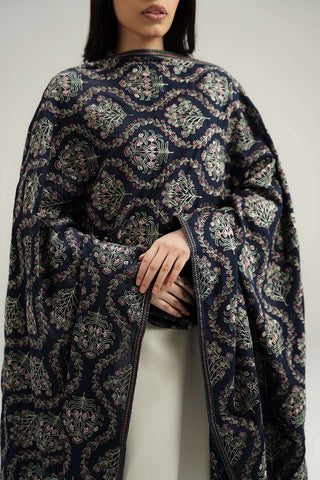 1 Piece Lawn Karandi Embroidered Shawl (CH0093)