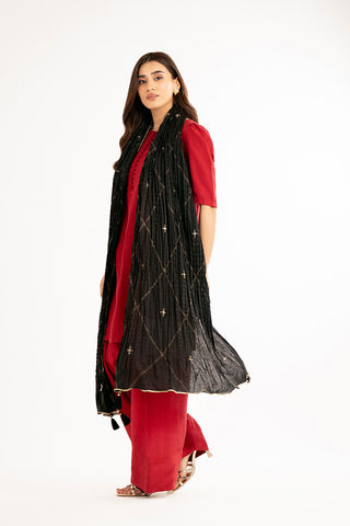 1 Piece Lawn Embroidered Dupattas/Stoles (CO0006)
