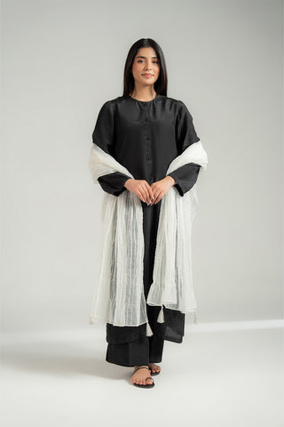 1 Piece Synthetic Organza Embroidered Stole (CO0025)