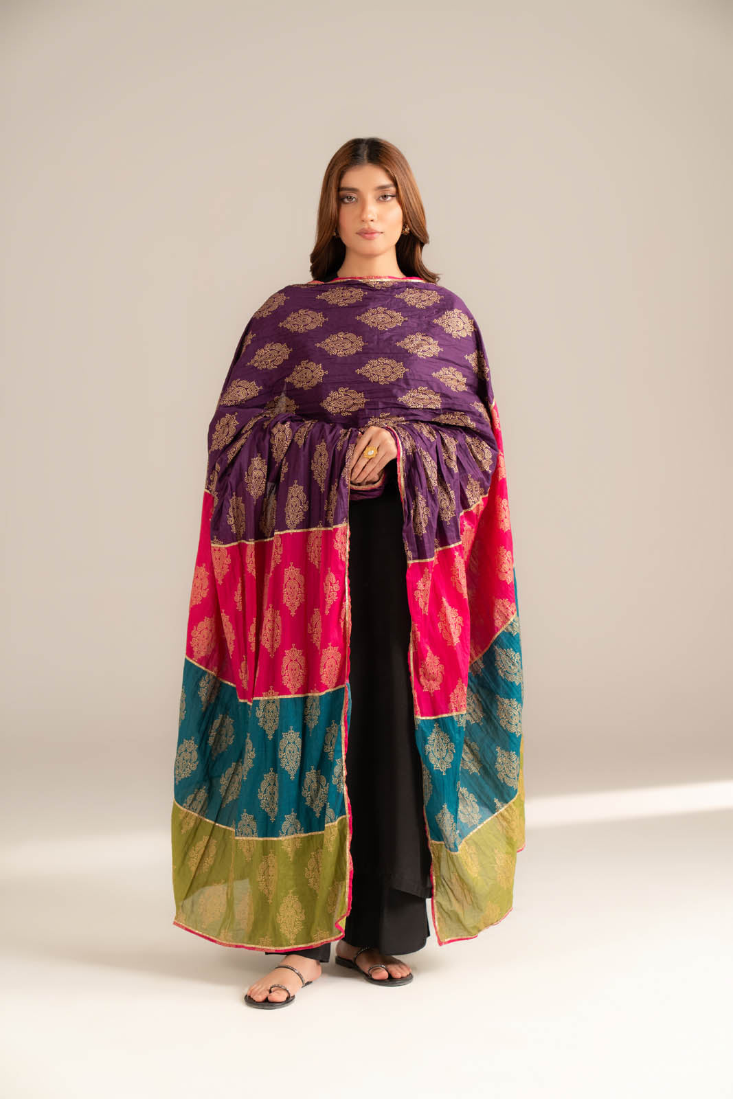1 Piece Printed Lawn Printed Stole (CO0028)