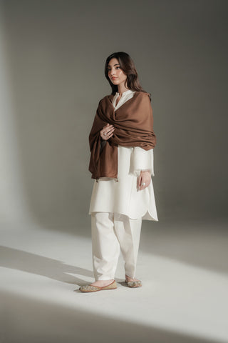 1 Piece Nepali Wool Solid Stole (CO0057)
