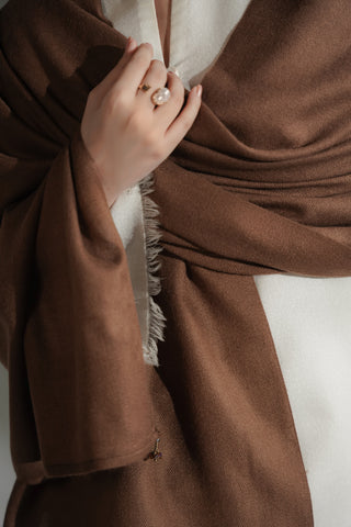 1 Piece Nepali Wool Solid Stole (CO0057)