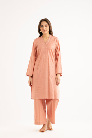 2 Piece Cotton Embroidered Suit (CP0039)