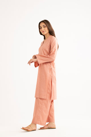 2 Piece Cotton Embroidered Suit (CP0039)