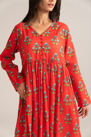 1 Piece Lawn Printed Frock (CP0064)