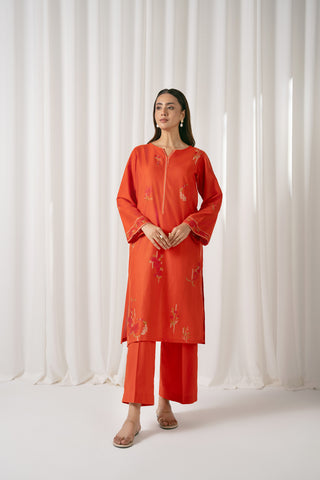 2 Piece Lawn Embroidered Suit (CP0066)