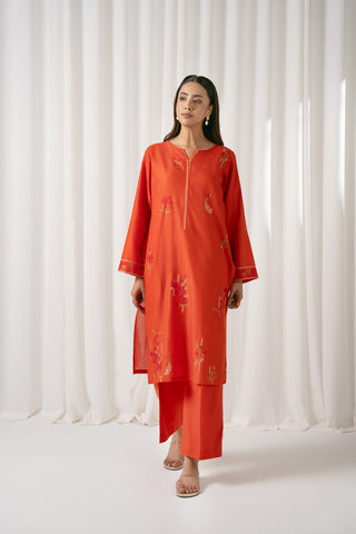 2 Piece Lawn Embroidered Suit (CP0066)