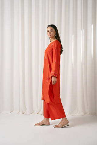 2 Piece Lawn Embroidered Suit (CP0066)