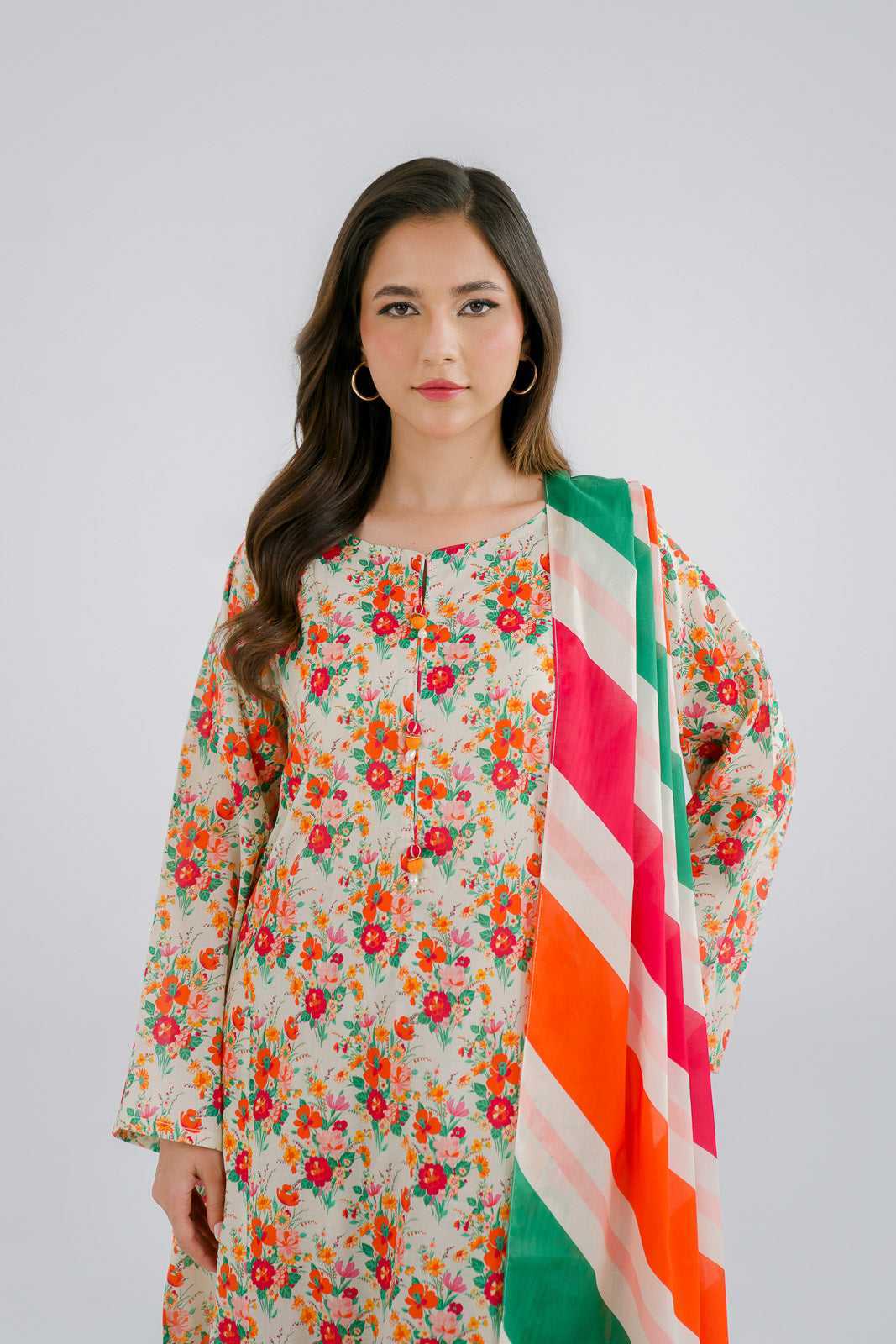 3 Piece Printed Lawn Printed (CP0074)