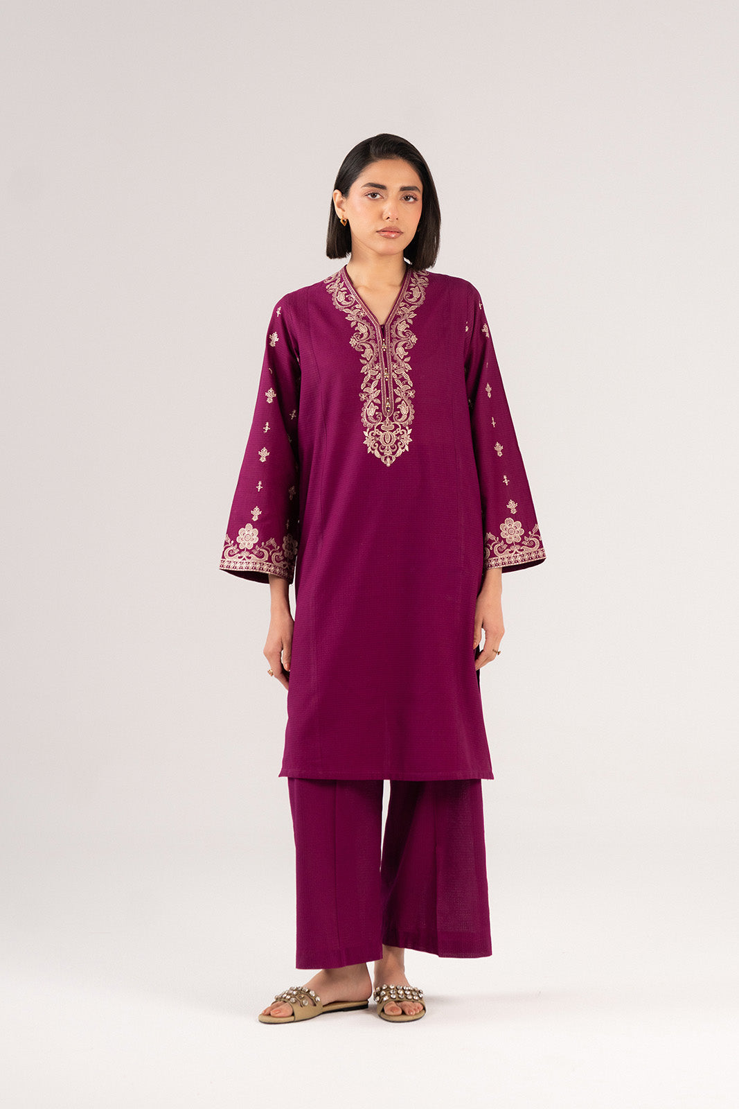 2 Piece Cotton Embroidered (CP0078)