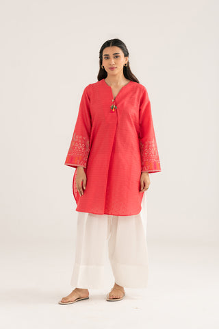 1 Piece Cotton Jacquard Embroidered Shirt (CP0092)