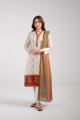 3 Piece Lawn Printed Suit (CP0102)