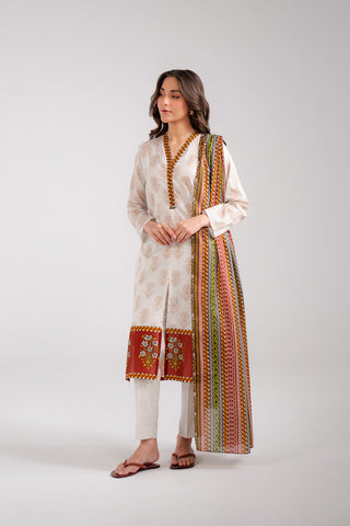 3 Piece Lawn Printed Suit (CP0102)