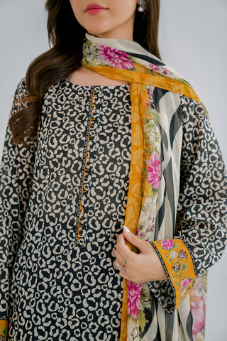 3 Piece Lawn Printed Suit (CP0105)