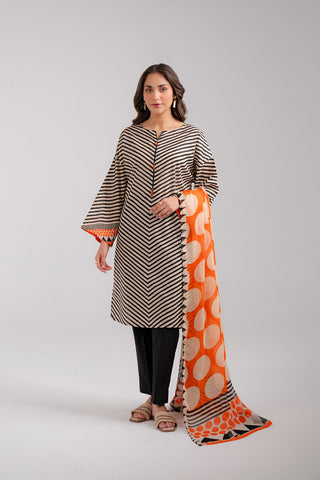 3 Piece Lawn Printed Suit (CP0106)