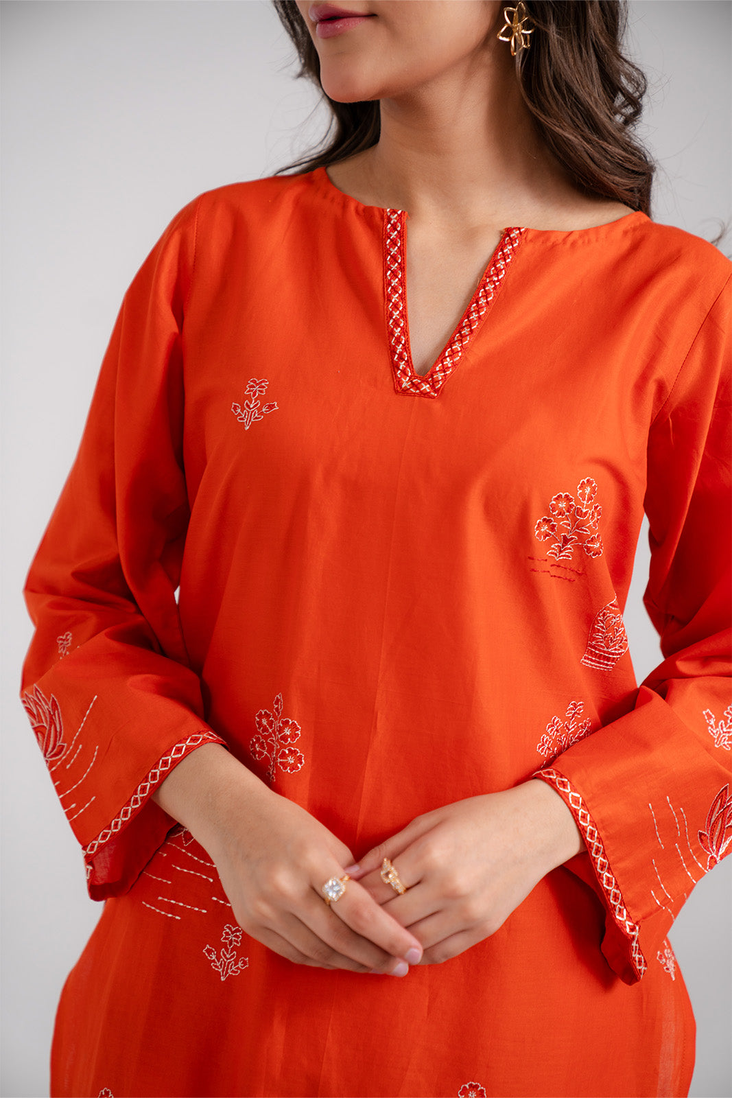 2 Piece Lawn Embroidered Suit (CP0109)