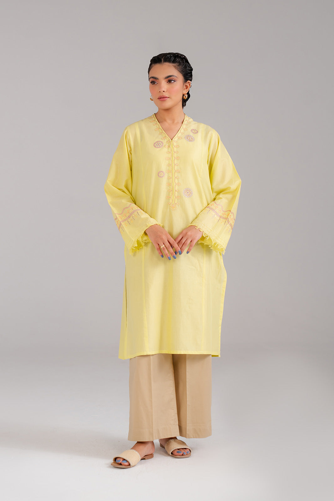 1 Piece Lawn Embroidered Shirt (CP0110)