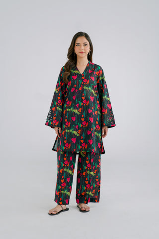 2 Piece Printed Lawn Embroidered Suit (CP0114)