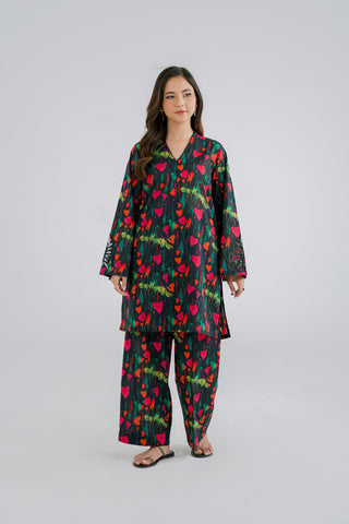 2 Piece Printed Lawn Embroidered Suit (CP0114)