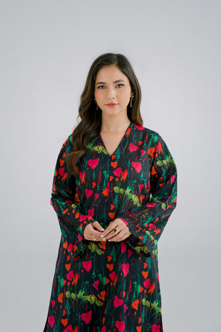 2 Piece Printed Lawn Embroidered Suit (CP0114)