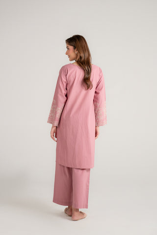 2 Piece Cotton Embroidered Suit (CP0116)