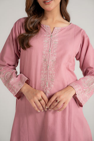 2 Piece Cotton Embroidered Suit (CP0116)