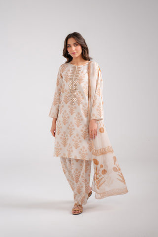 3 Piece Lawn Embroidered Suit (CP0117)
