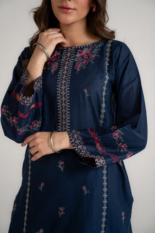2 Piece Lawn Embroidered Suit (CP0125)