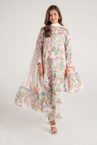 3 Piece Lawn Printed Suit (CP0128)