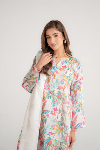 3 Piece Lawn Printed Suit (CP0128)